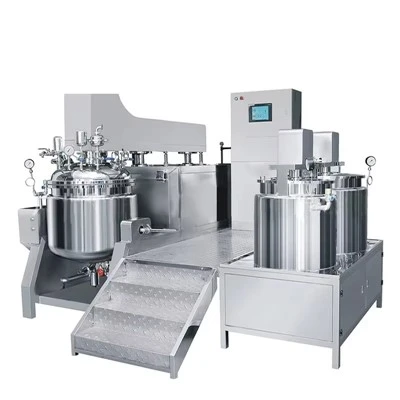 Sanoat kremi loson tish pastasi kosmetik zanglamaydigan po'latdan vakuumli emulsifikator mashinasi