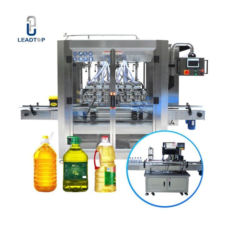 Hindiston yong'og'i yog'i / o'simlik yog'i / xantal yog'i uchun 300ml-8000ml avtomatik pishirish yog'i shishasini to'ldirish mashinasi